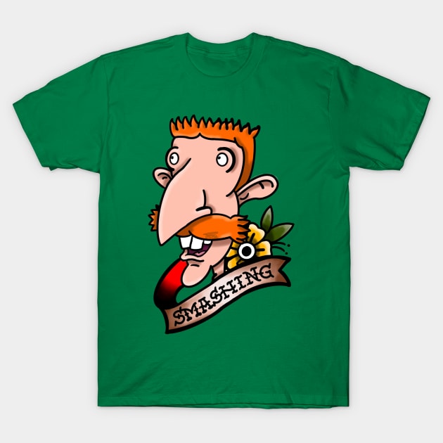 Nigel is Smashing Tonight T-Shirt by freezethecomedian